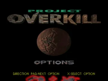 Project Overkill (US) screen shot title